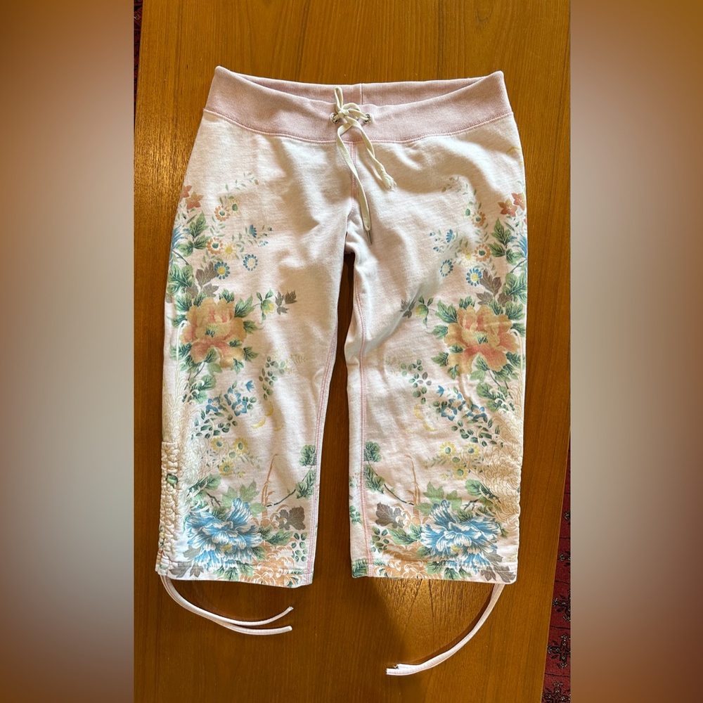 Lucky Brand Pink Floral Joggers